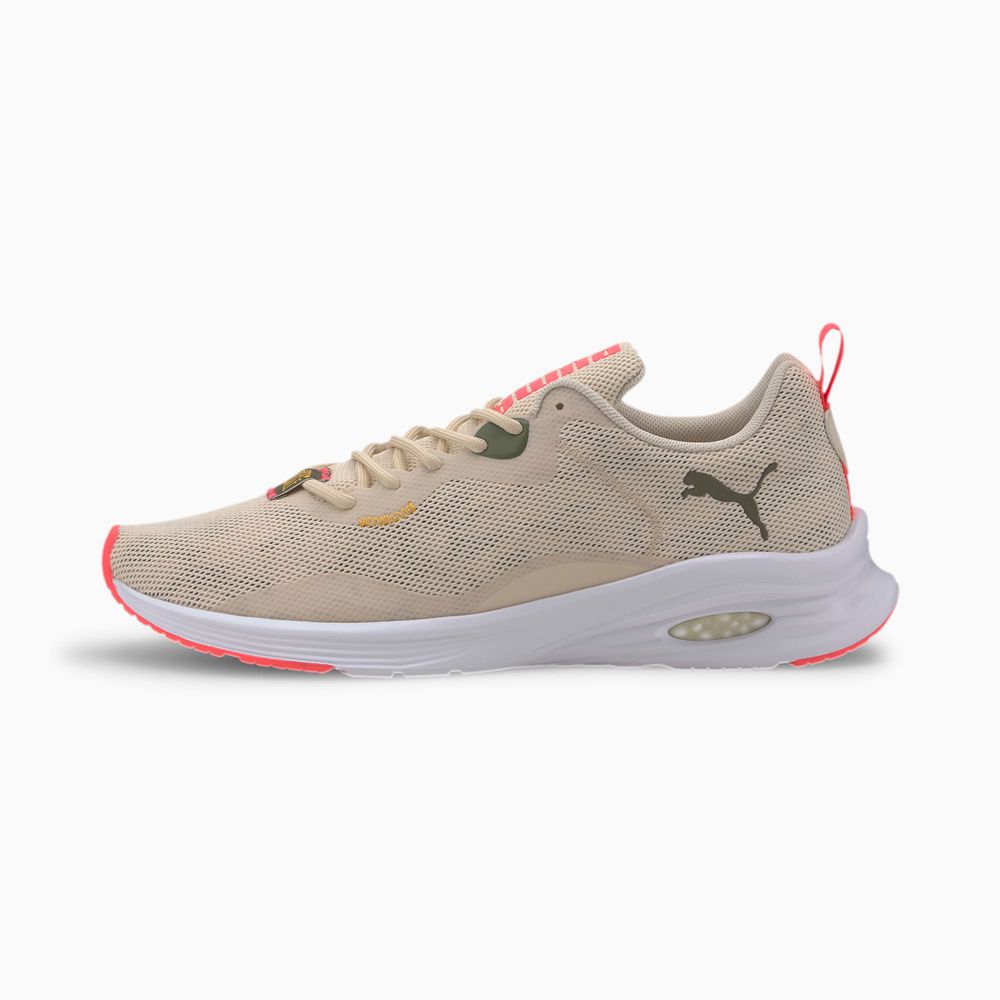 Puma x FIRST MILE HYBRID Fuego Camo Férfi Futócipő - Olivazöld/Rózsaszín ( Hungary - TUPXS3280 )